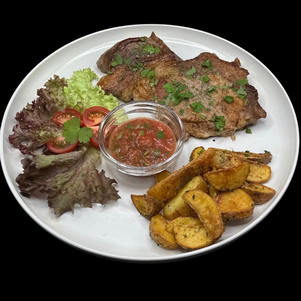 Стейк зі свинини