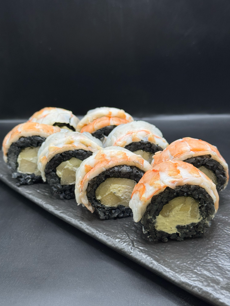 Вlack груша з креветкою