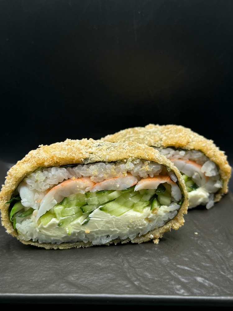 Суші - бургер з креветкою