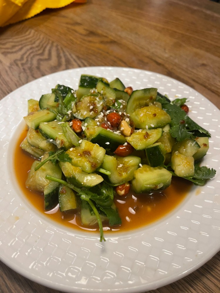 49. Салат Биті огірки🧄/ 拍黄瓜 / Cucumber salad with garlic