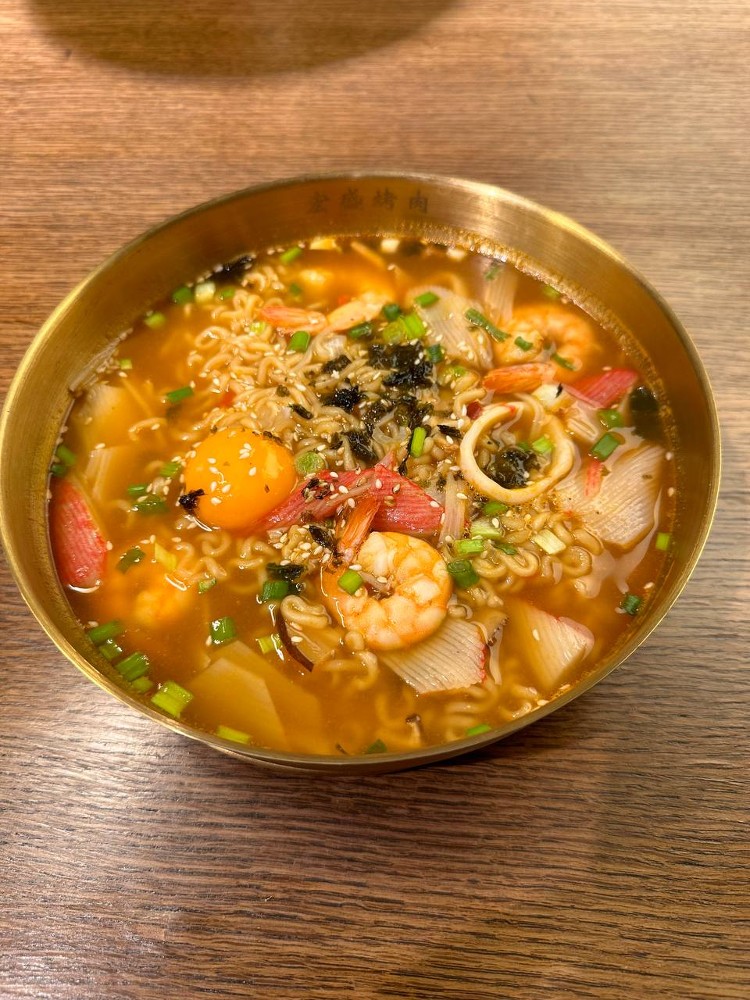 70. Рамьон з морепродуктами 🌶🌶🌶 / 海鲜辛拉面 / Ramen with seafoods