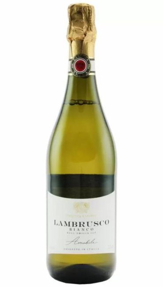 Вино ігристе "LAMBRUSCO", біле н/сол, 0,75л
