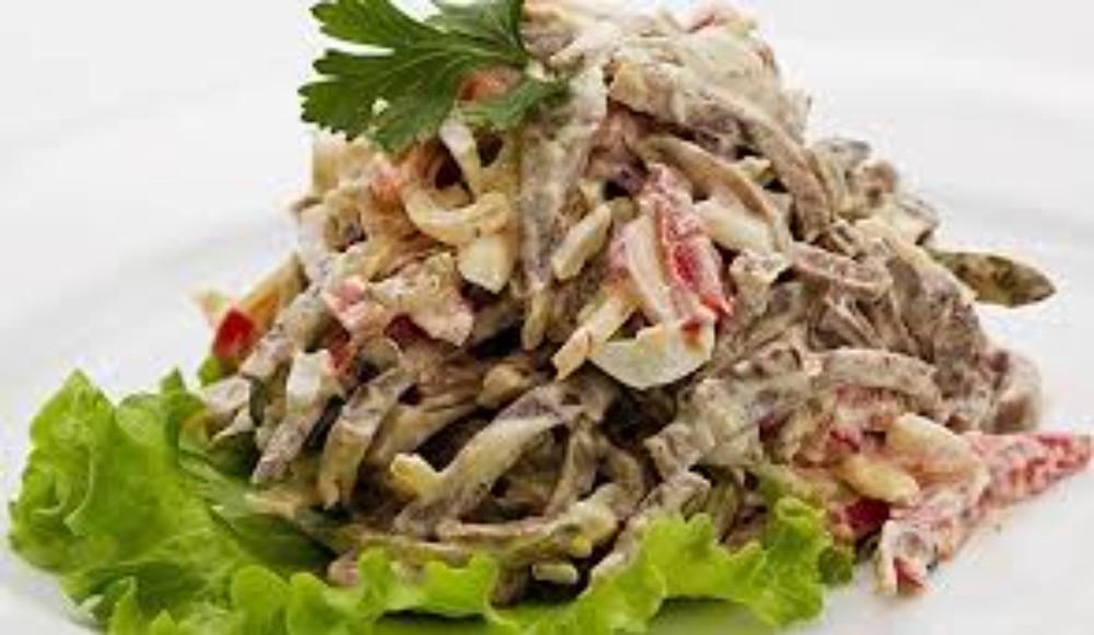 Салат з язиком (банкет)