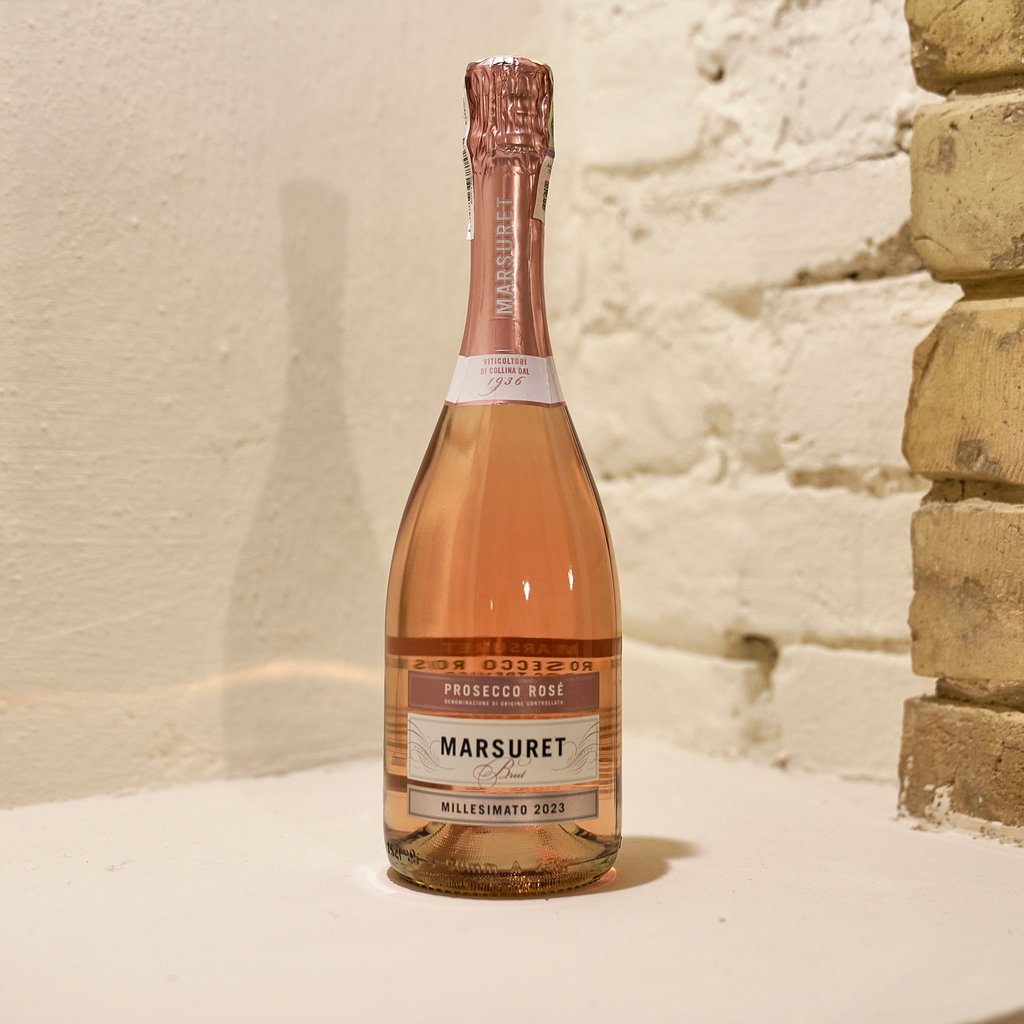 Вино ігр Marsuret Prosecco Rose Brut Millesimato 750 мл