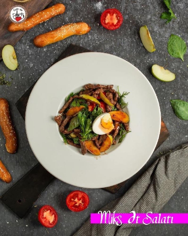 Miks ət salatı