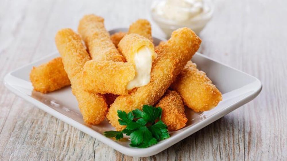 Qızardılmış mozarella