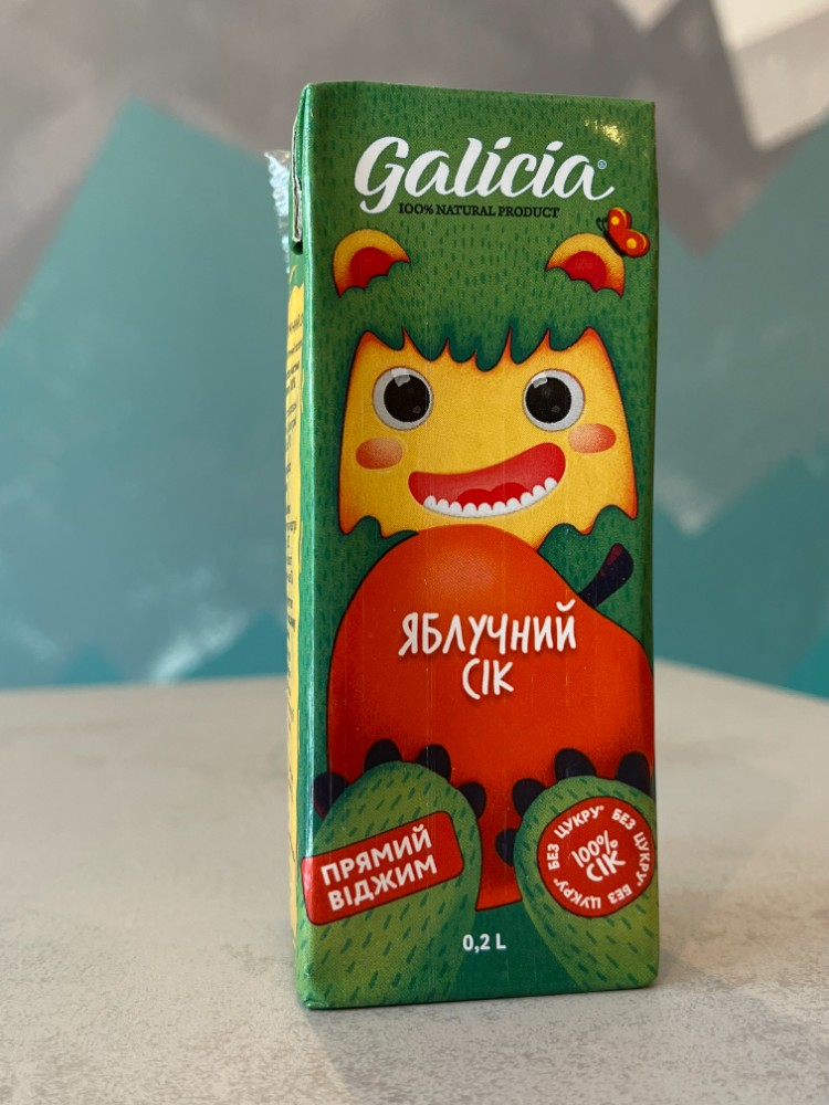 Сік 240 мл Galicia яблучний