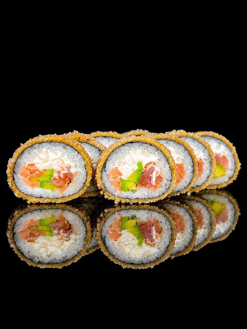 Hot roll  з тунцем і лососем