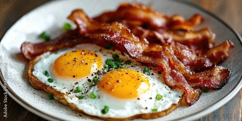 Huevos con Tocino