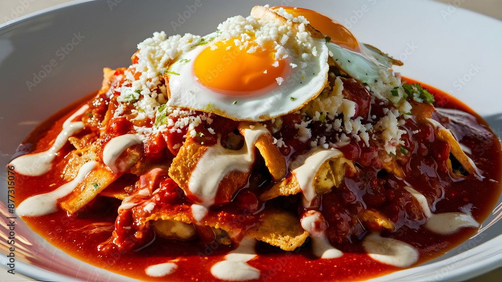 Chilaquiles con Huevo