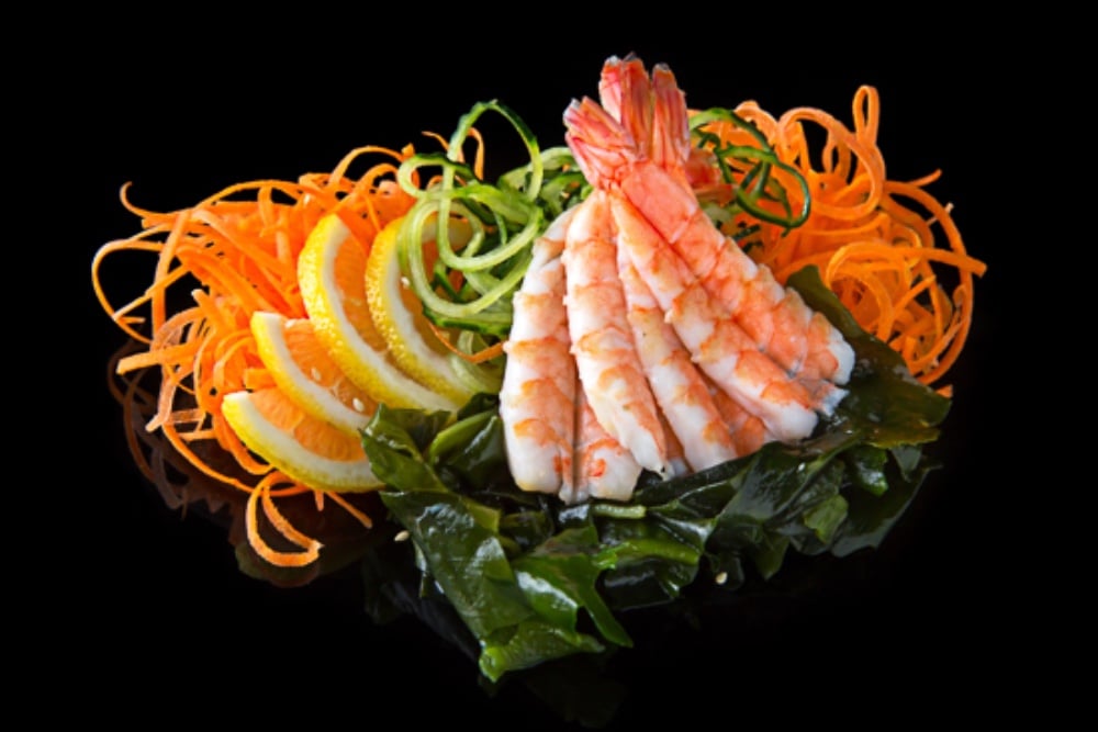 Sashimi shrimp 