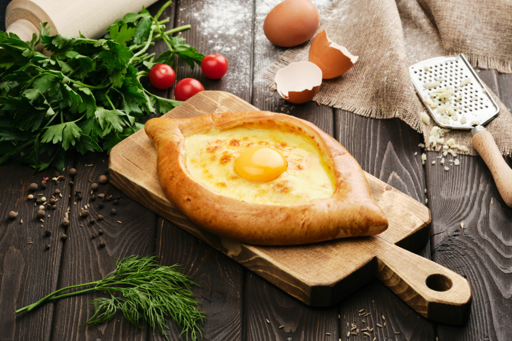 Хачапури По Аджарски|Ajarian Khachapuri