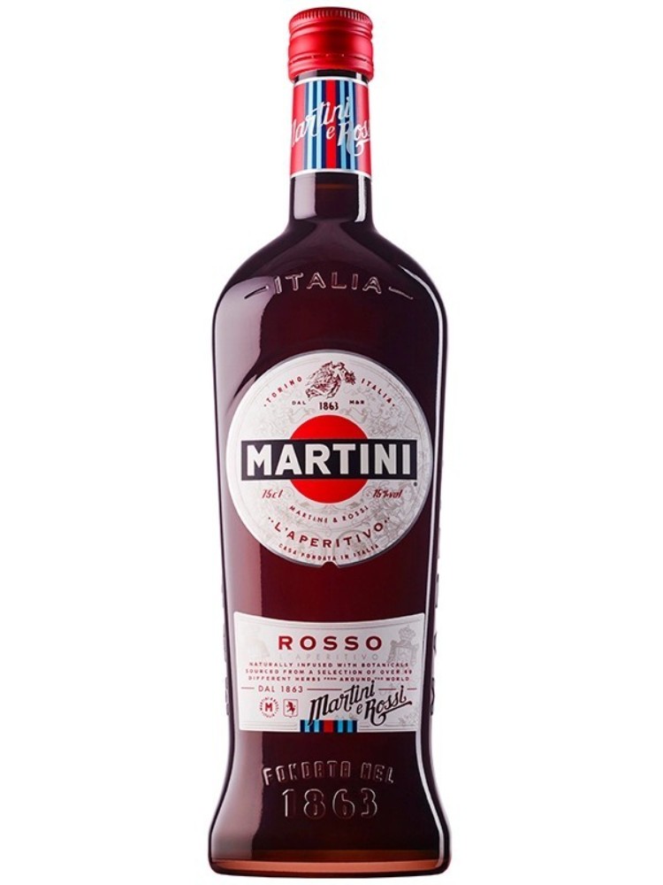 Вермут Martini Rosso полусладкий 0.5л 15%