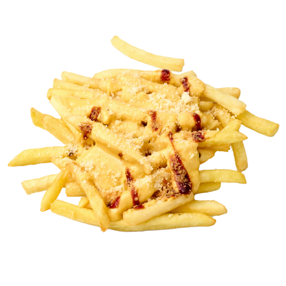 FRENCH FRIES TABASCO & PARMIGIANO (Фрі з сирним соусом)