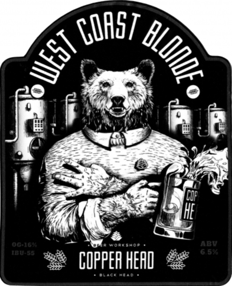 Пиво CopperHead West Coast Blonde
