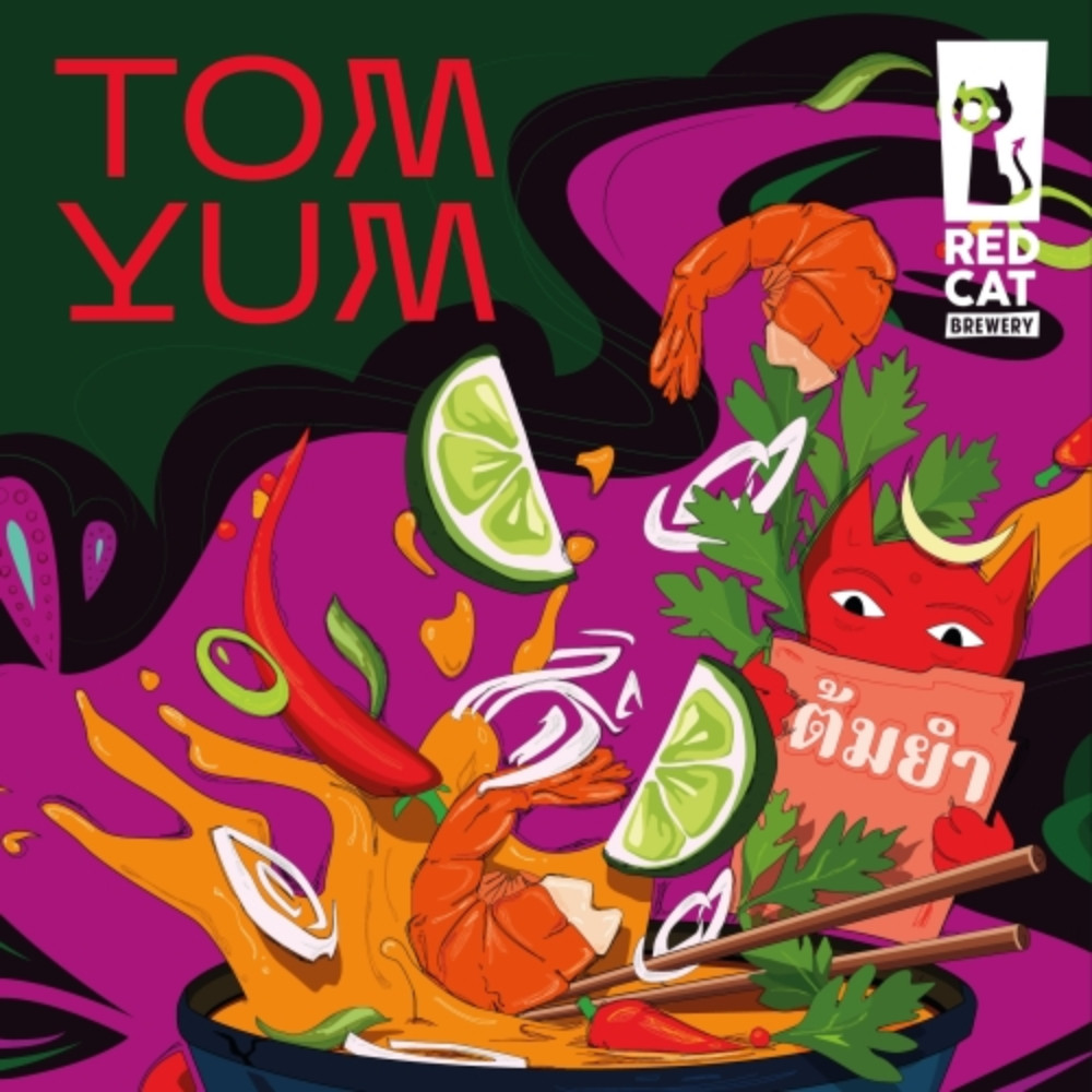 Пиво Red Cat TOM YUM 0.33L