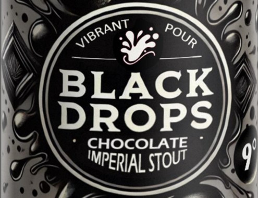 Пиво VibrantPour Black Drops 0.33L