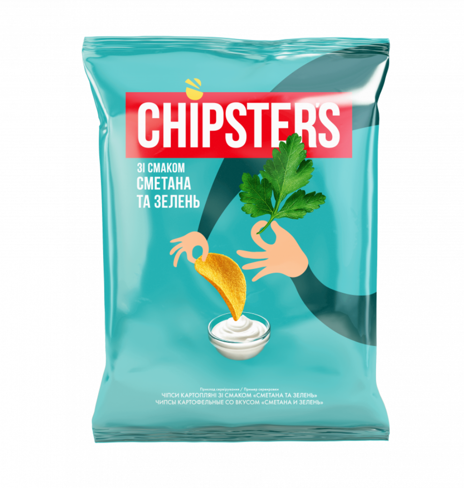"CHIPSTRR`s" сметана зелень 70г