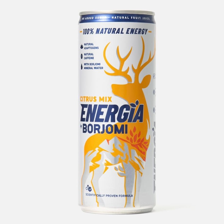 Енергія від Боржомі 0,24 л (ж/б) смак цитрусових