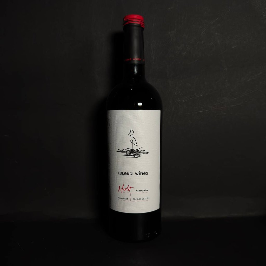Вино Leleka Wines Мерло червоне сухе 0,75