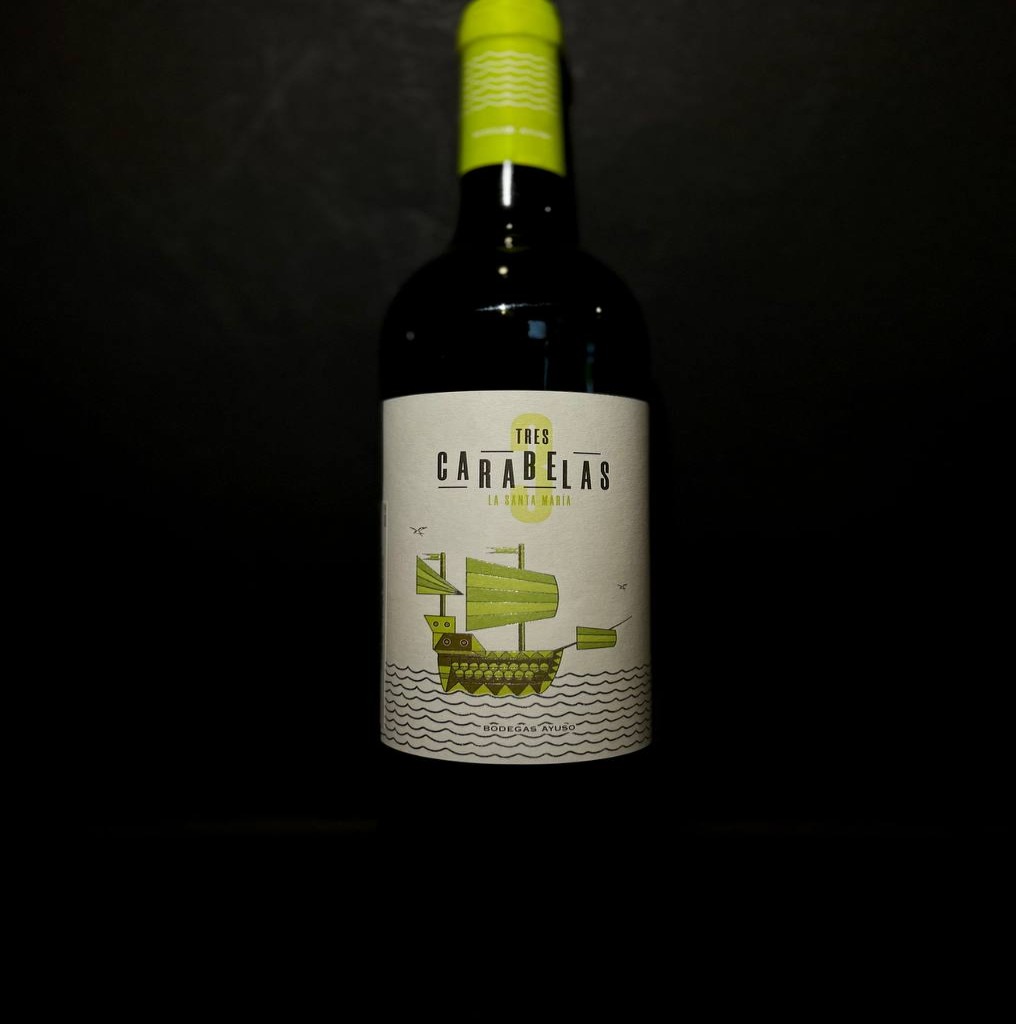 Вино біле сухе "La Santa Maria" Bianco La Mancha DO/Tres Carabelas/ 0.75л, 12.0%