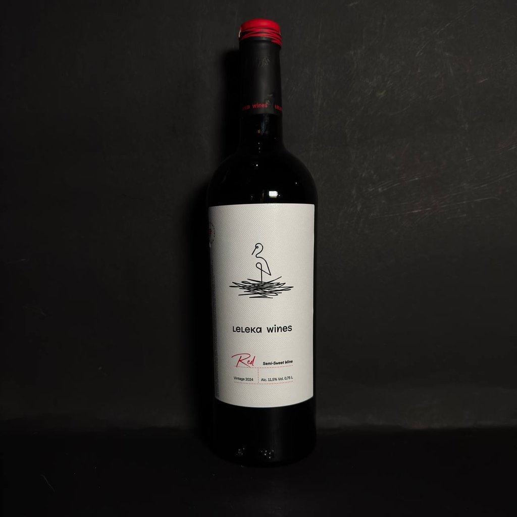 Вино Leleka Wines Червоне червоне н/сол 0,75л