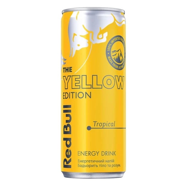RED BULL Yellow Edition напій 0,25 л. ж/б