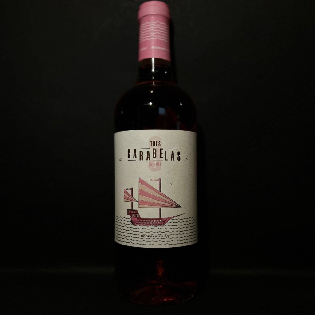 Вино рожеве сухе "La Nina" Rosado La Mancha DO/Tres Carabelas/ 0.75л, 12.0%