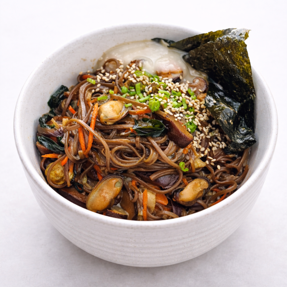 Ocean Soba с мидиями