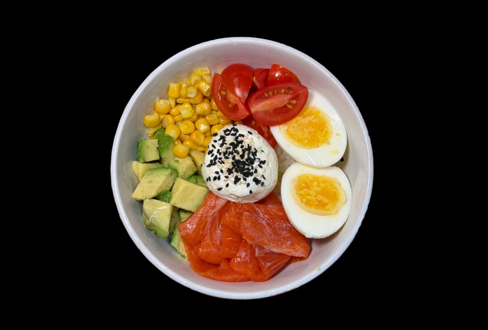 Боул з лососем