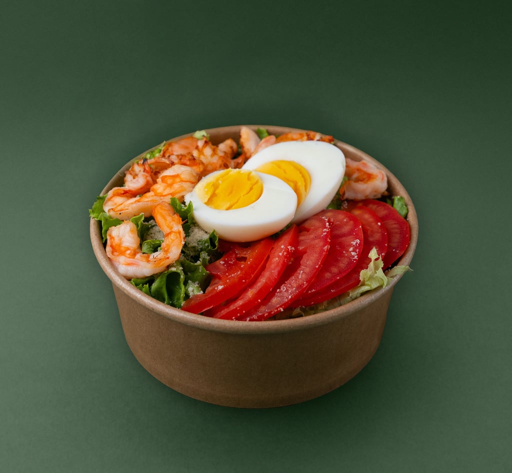 Салат Цезар з креветкою