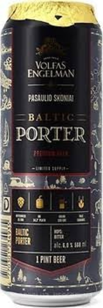 Пиво Volfas Engelman Baltic Porter 0.568 ж/б