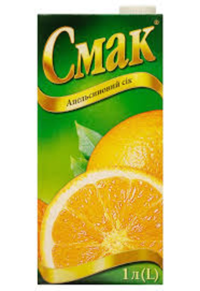 Сік Апельсин 1л рикеп