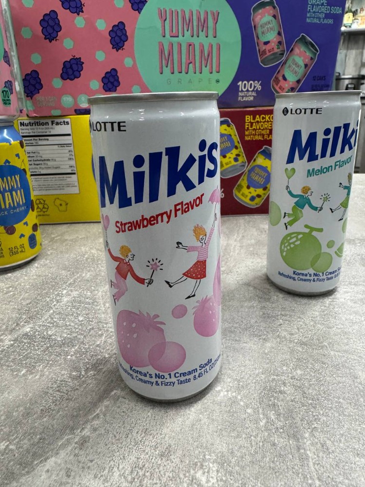 Лимонад Milkis зі смаком полуниці 250мл