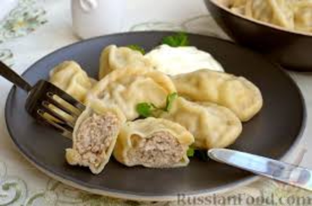 Вареники з м'ясом