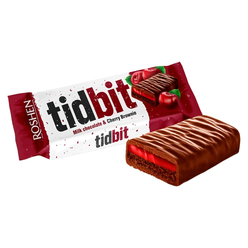 Шоколад Titbit вишневий брауні