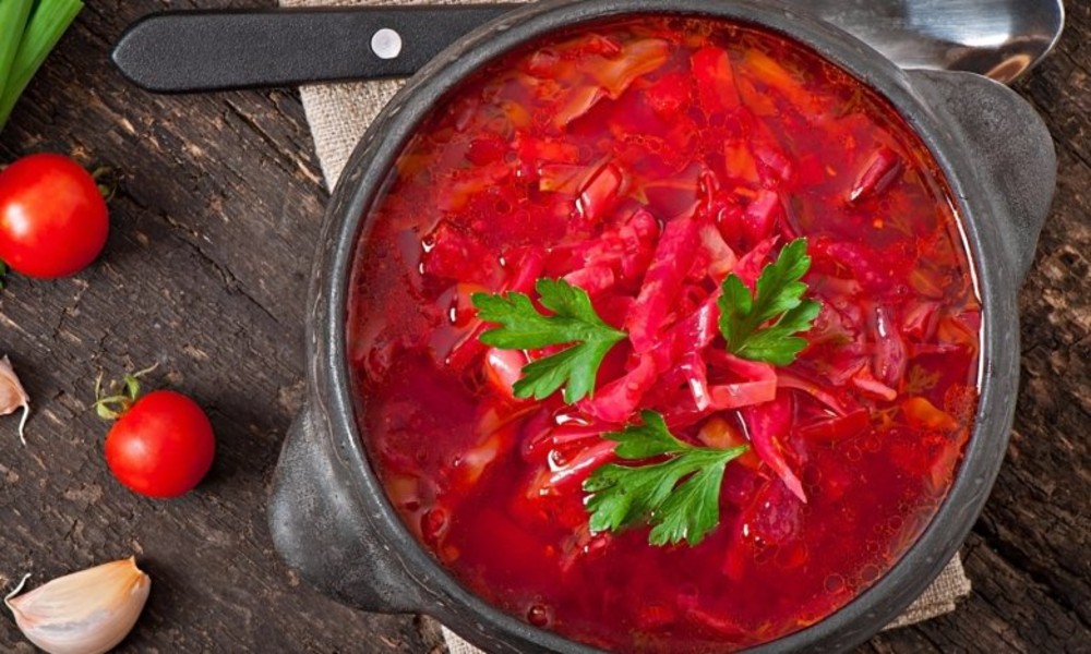 Борщ Пісний з квасолею