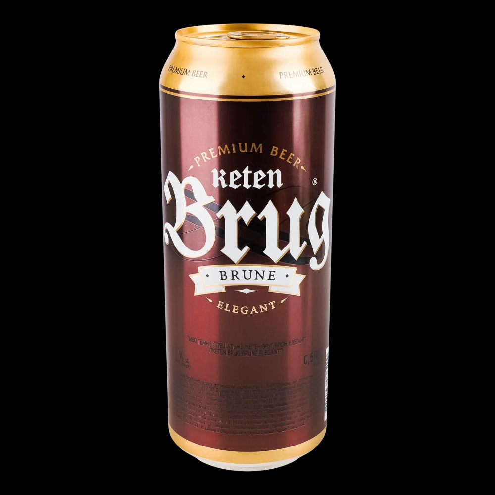 Пиво Keten Brug Brune Elegent темне з/б 0,5л 