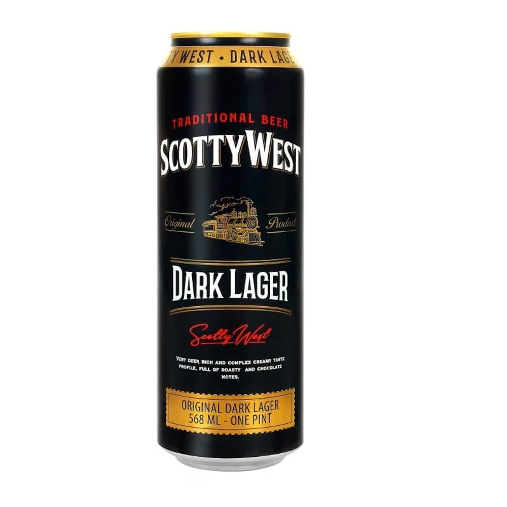 Пиво Scotty West Dark Lager темне 0,568л