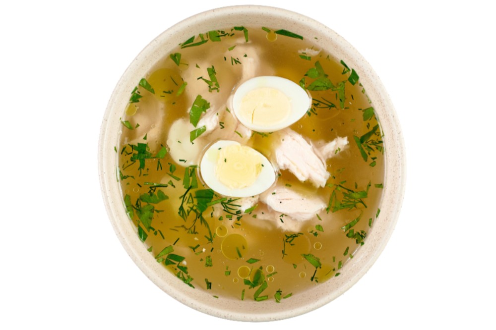 Бульйон з домашньої курки