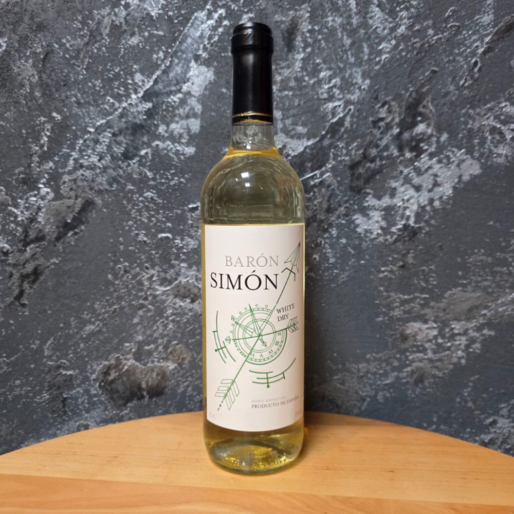 Вино Baron Simon сухе біле 0,75л