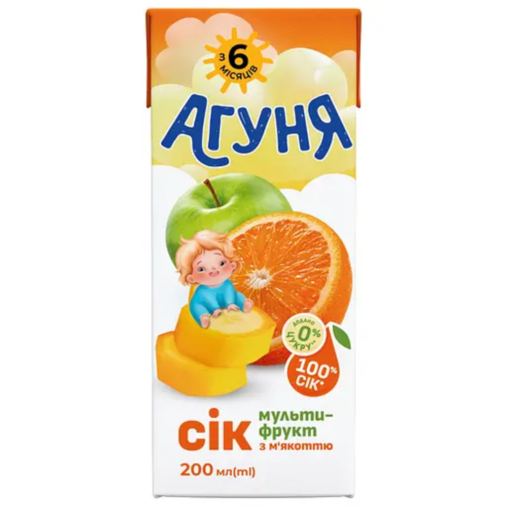Агуня сік в асортиенті