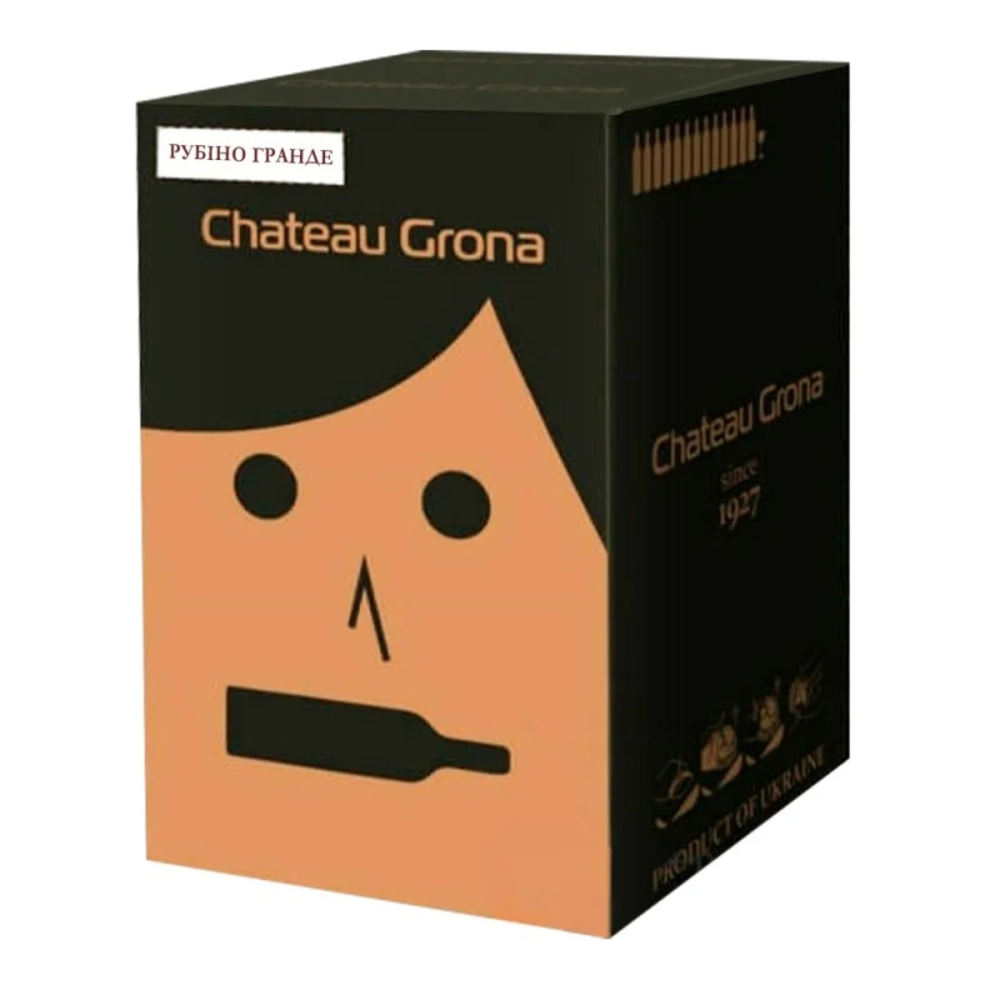 Вино столове Рубіно Гранде напівсол. червоне Bag in Box 0,5/1л