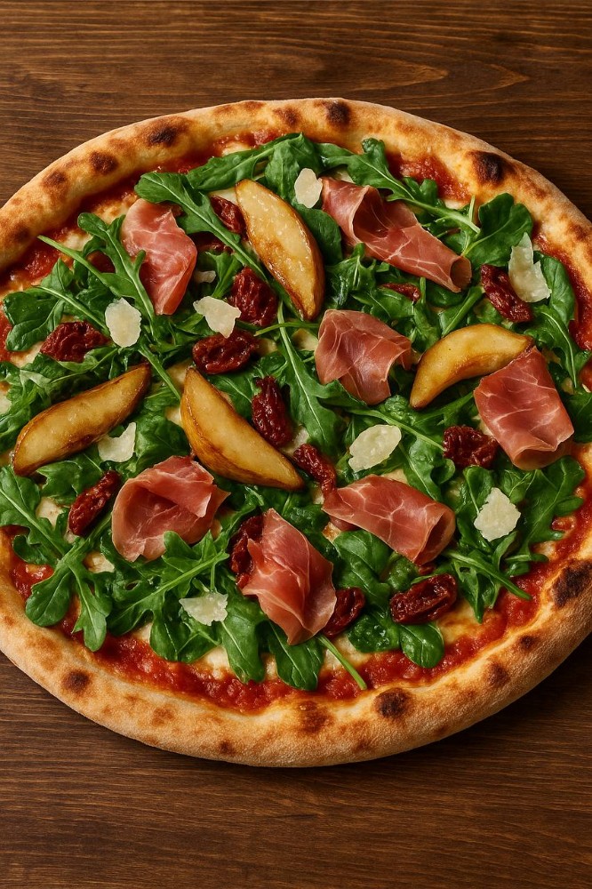 Піца з Прошутто та грушею