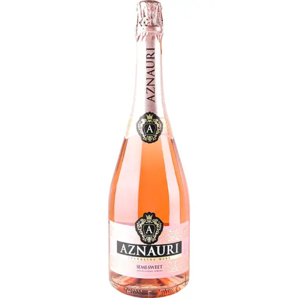 Вино ігристе Рожеве Aznauri напівсолодке