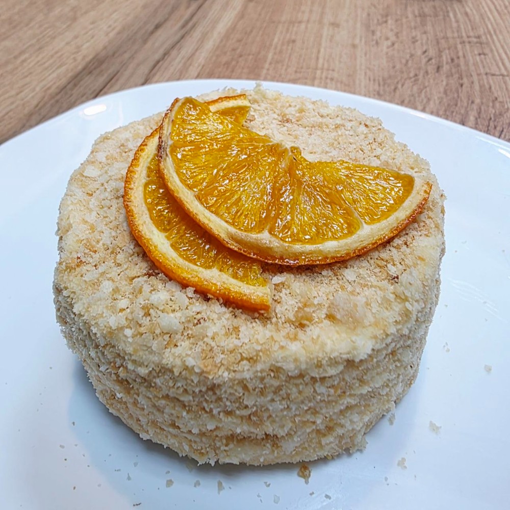 Тістечко Наполеон з заварним кремом