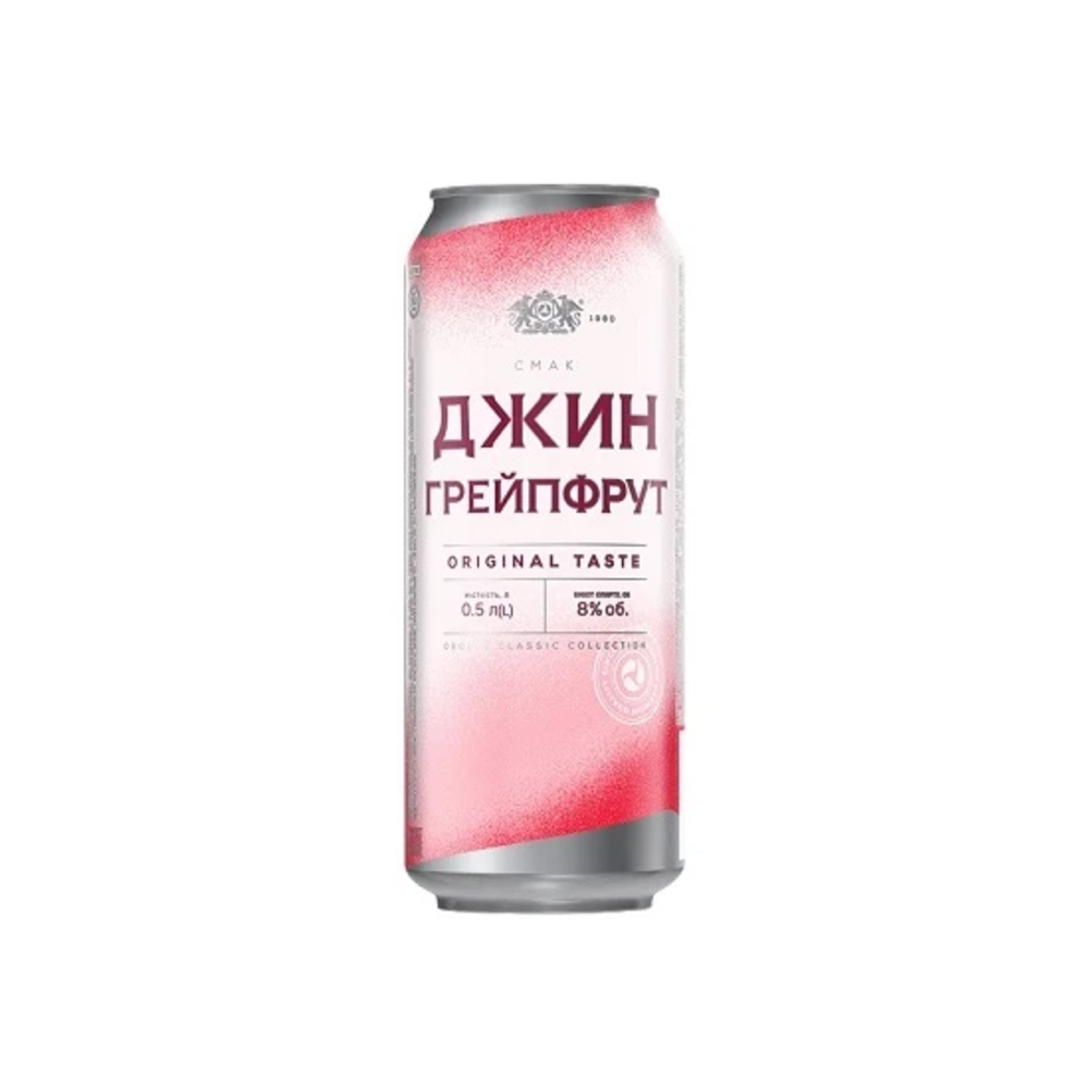 Джин Грейпфрут Оболонь з/б 0,5л/шт