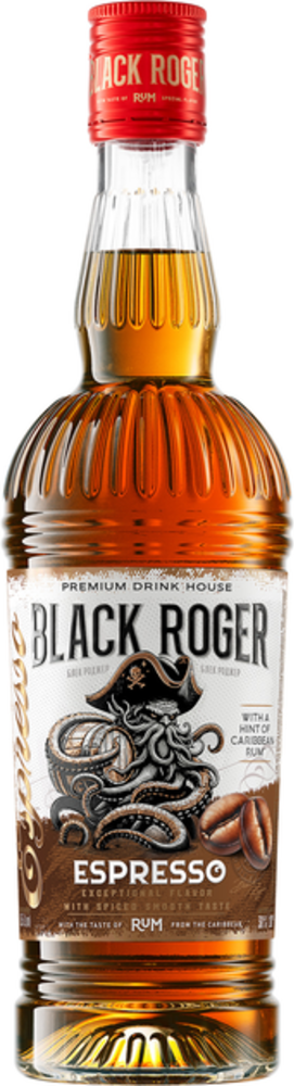 Ром Black Roger Espresso Aznauri 50/500мл