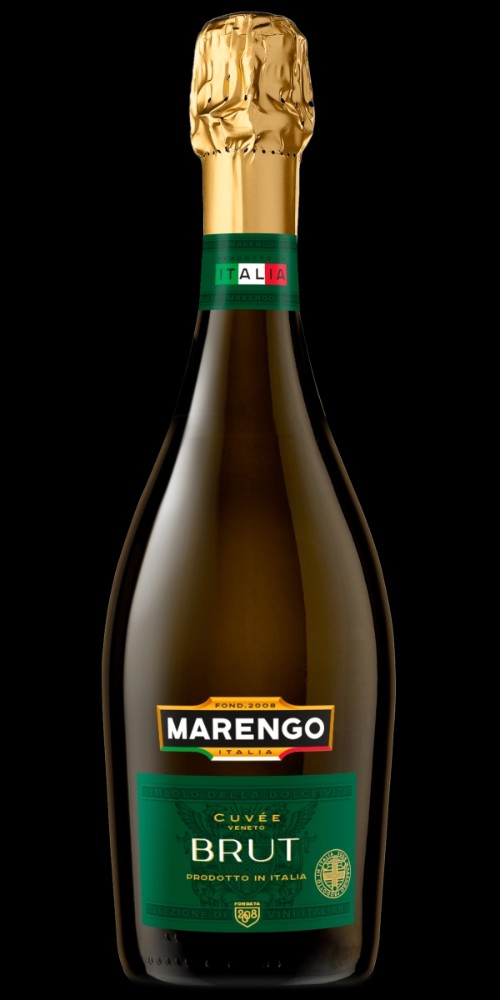 Вино ігристе Брют Кюве Вино ігристе Marengo (біле, сухе) ТМ Marengo