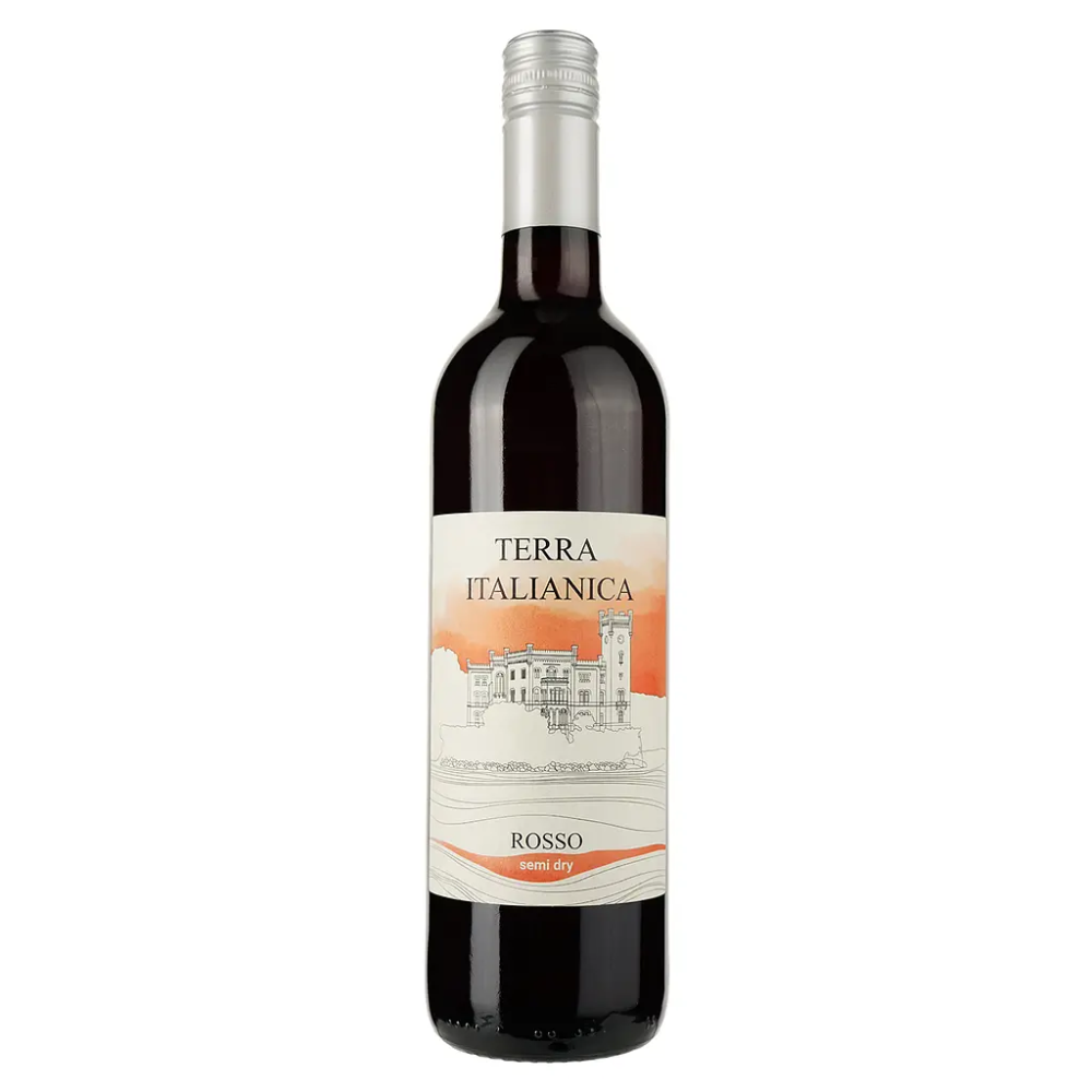 Вино Terra Italianica Rosso н/сухе черв. Італія 150/750мл